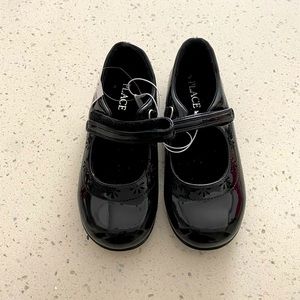 Girls size 13 childrens place black dress shoes
